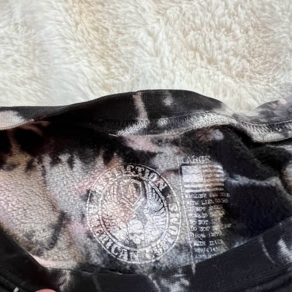 Affliction Speed Shop sweatshirt, purchased ripped and distressed, worn once - Picture 2 of 3